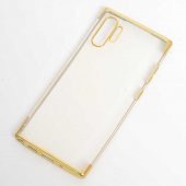 Galaxy Note 10 Plus Kılıf  Dört Köşeli Lazer Silikon - 1