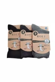Roff Kadın Diyabetik Şeker Soket Çorap 25950 - 6 Adet  Siyah 36-39 thumbnail 3