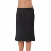 Nbb 2901 Bayan Uzun Dizaltı Etek altı Jüpon  Beyaz S thumbnail 2