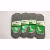 6 Adet Dündar Erkek Bambu Silikonlu Dikişsiz Babet Çorap  Siyah 41-45 thumbnail 4