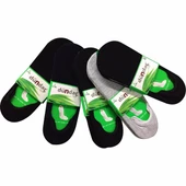 6 Adet Dündar Erkek Bambu Silikonlu Dikişsiz Babet Çorap  Gri 41-45 thumbnail 5