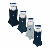 6 Adet Dündar Pamuklu Erkek Patik Çorap  Karışık Renk 41-45 thumbnail 5