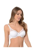 Nbb Kadın Desteksiz Kaplı Sütyen ( B Cup ) 3412 - 1 Adet  Beyaz 80B thumbnail 3
