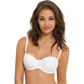 Nbb 3510 Mikrofiber Desteksiz Straplez Sütyen  Siyah 75B thumbnail 2