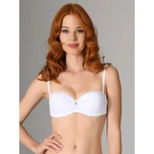 NBB Straplez Sırt Şeffaf Sütyen 3616  Siyah 80B thumbnail 3