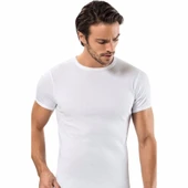 3'Lü Erdem 1197 Ribana Sıfır Yaka Erkek Fanila  Siyah L thumbnail 3