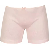 Berrak Kız Çocuk Boxer Külot 5546 - 6 Adet  Beyaz 6 No:8-9 Yaş thumbnail 3