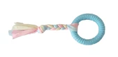 Halat Düğümlü Kauçuk Halka Köpek Oyuncak 23 Cm - 3