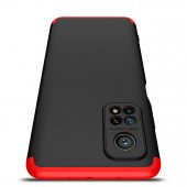 KNY Xiaomi Mi 10T Pro Kılıf 3 Parça 360 Zore Ays Kapak Kırmızı - 3