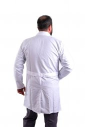 ESER - Bay Alpaka Önlük Çıtçıtlı- Beyaz thumbnail 2