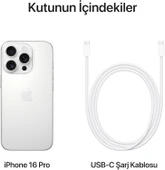 Apple iPhone 16 Pro 256 GB Beyaz Titanyum (İthalatçı Garantili) - 5