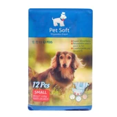 Pet Soft Köpek İçin Alt Tuvalet Bezi Small 26-44cm 12 li - 1