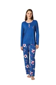Pijadore Kadın Uzun Kol Pijama Takım 1761 - 1