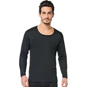 TUTKU ERKEK TERMAL FANİLA 0126 2247  XL Siyah thumbnail 3