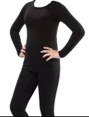 Tutku Kız Çocuk Termal Alt Üst Takım - 0835-0836  Siyah 5-7 Yaş thumbnail 5