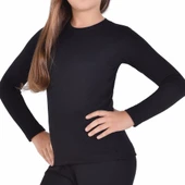 Tutku Kız Çocuk Termal Fanila 1Adet - 0836  Siyah 5-7 Yaş thumbnail 4