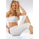 Namaldı 232 Kadın Likralı Pamuklu Kapri Tayt  Siyah S - M thumbnail 3