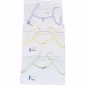 SEHER YILDIZI KIZ İP ASKILI OYALI 12 Adet  Beyaz 1 No:1-2 Yaş thumbnail 3