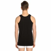 12 Adet Seher Yıldızı Erkek Atlet Askılı Renkli Klasik   2XL Haki thumbnail 4