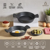 Amboss 2 Parça Daisy Döküm Sahan Seti (18 / 20 cm) - 1