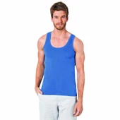 12 Adet Seher Yıldızı Erkek Atlet Askılı Renkli Klasik   Gri 3XL thumbnail 6