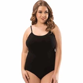 Kota Kadın İp Askılı Çıtçıtlı Body 3 Adet -6001  Beyaz L thumbnail 4