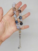 Akik Taşı 17lik Efe Tesbih 12mm (53384) thumbnail 1