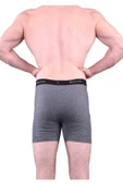 BERRAK 1059 Likralı Düğmeli Erkek Boxer 6 Adet   Siyah S thumbnail 5