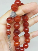 Akik Taşı 17lik Efe Tesbih 11mm (53374) thumbnail 4