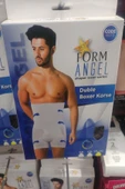 Form Angel Erkek Duble Boxer Korse 6013 - 2 Adet  Siyah L - XL thumbnail 6