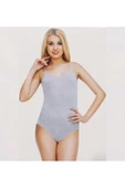 Gümüş Kadın İp Askılı Çıtçıtlı Body 4025 - 3 Adet  Siyah M thumbnail 4