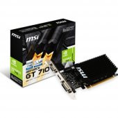 MSI GT710 2GD3H 2 Gb Ddr 3 64 Bit Hdmı/Dvı/Vga Lp Ekran 2GD3H LP Kartı - 1