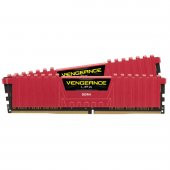 CORSAIR VENGEANCE RED 16GB (2x8GB) DDR4 3200Mhz CL16 CMK16GX4M2B3200C16R KIRMIZI LPX SOGUTUCULU Pc Ram - 1