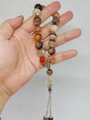 Akik Taşı 17lik Efe Tesbih 12mm (53392) thumbnail 1