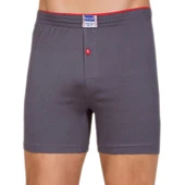 Berrak 1099 Düğmeli Erkek Penye Boxer 6'Lı   M Bordo thumbnail 4