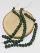 Yeşil Renk Sırlı Seramik Boncuk Dizi 10-12mm/23cm (54100) thumbnail 3