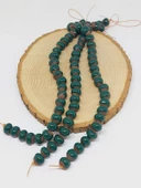 Yeşil Renk Sırlı Seramik Boncuk Dizi 10-12mm/23cm (54110) thumbnail 3