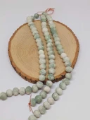 Yeşil Renk Pigmentli Seramik Boncuk Dizi 10-12mm/24cm (54108) thumbnail 3