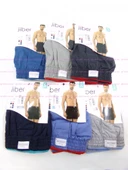 Jiber Havlu Kemer Penye Boxer 6'lı - 127  M Lacivert thumbnail 6