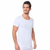 6'Lı Seher Yıldızı %100 Pamuk Erkek Fanila Kısa Kollu  Beyaz 3XL thumbnail 5