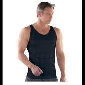 Form Angel Erkek Beden İnceltici Slim Fit Korse Atlet 2 Adet - 6012   Beyaz M thumbnail 6