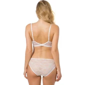 Le Jardin Dantel Kaplı Sütyen Takım 6042  Ekru 80B thumbnail 2