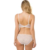 Le Jardin Dantel Kaplı Sütyen Takım 6042  Beyaz 100B thumbnail 4