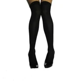 12 Adet OR-AL 70 Denye Kalın,Mus Kaçmaz Dizüstü Çorap  Standart Vizon thumbnail 1