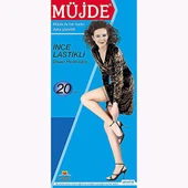 6'Lı Müjde Bayan Lastikli Dizüstü İnce Çorap  Standart Bronz thumbnail 1