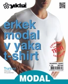 3'Lü Yıldız Erkek Modal Pamuk V Yaka Fanila T-Shirt  Siyah L thumbnail 6