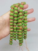 Yeşil Renk Sırlı Seramik Boncuk Dizi 10-12mm/24cm (54132) thumbnail 1