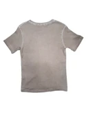 Myzen Kadın Newport Baskılı Yıkamalı Crop T-shirt M-03436 - 6