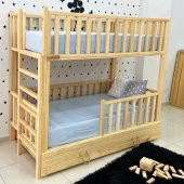 Markaawm Montessori Yatak Merdivenli Ahşap Ranza Çekmeceli - 5