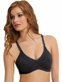 NBB 351 Pamuk Penye Toparlayıcı Sütyen  Beyaz 105B thumbnail 3